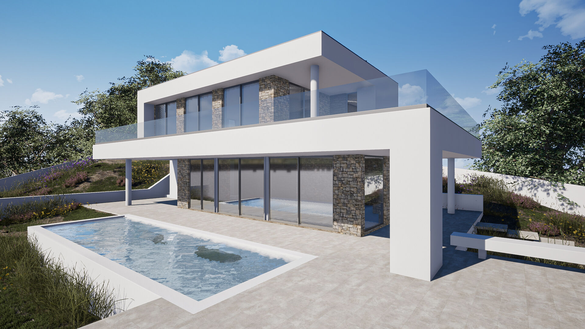 Vous souhaitez commencer à construire dès maintenant ? Terrain urbain de 960 m² à Sesimbra | Projet approuvé et permis de construire en cours de validité

