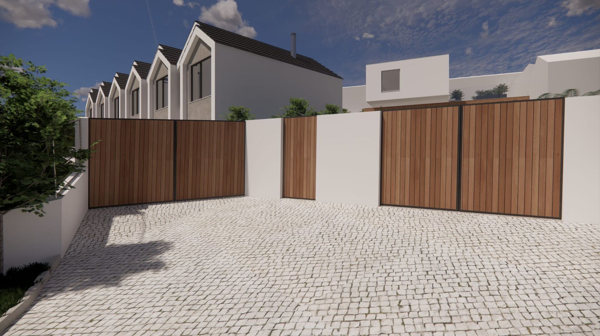 Terreno Urbano com Projeto Aprovado para Moradia T4 Moderna e Piscina Natural numa Zona Tranquila - Construa o Seu Sonho!