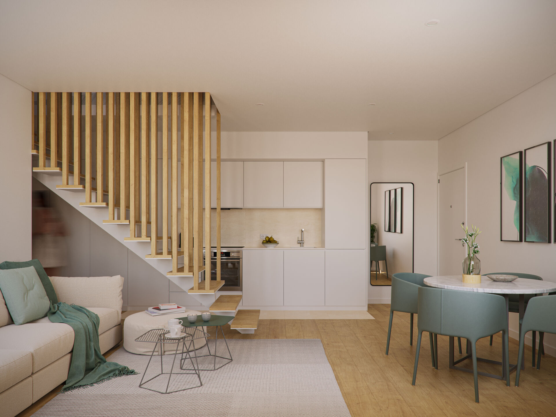 Penthouse mit 3 Schlafzimmern, Maisonette, in Graça, mit Blick auf den Tejo und 2 Parkplätzen!

