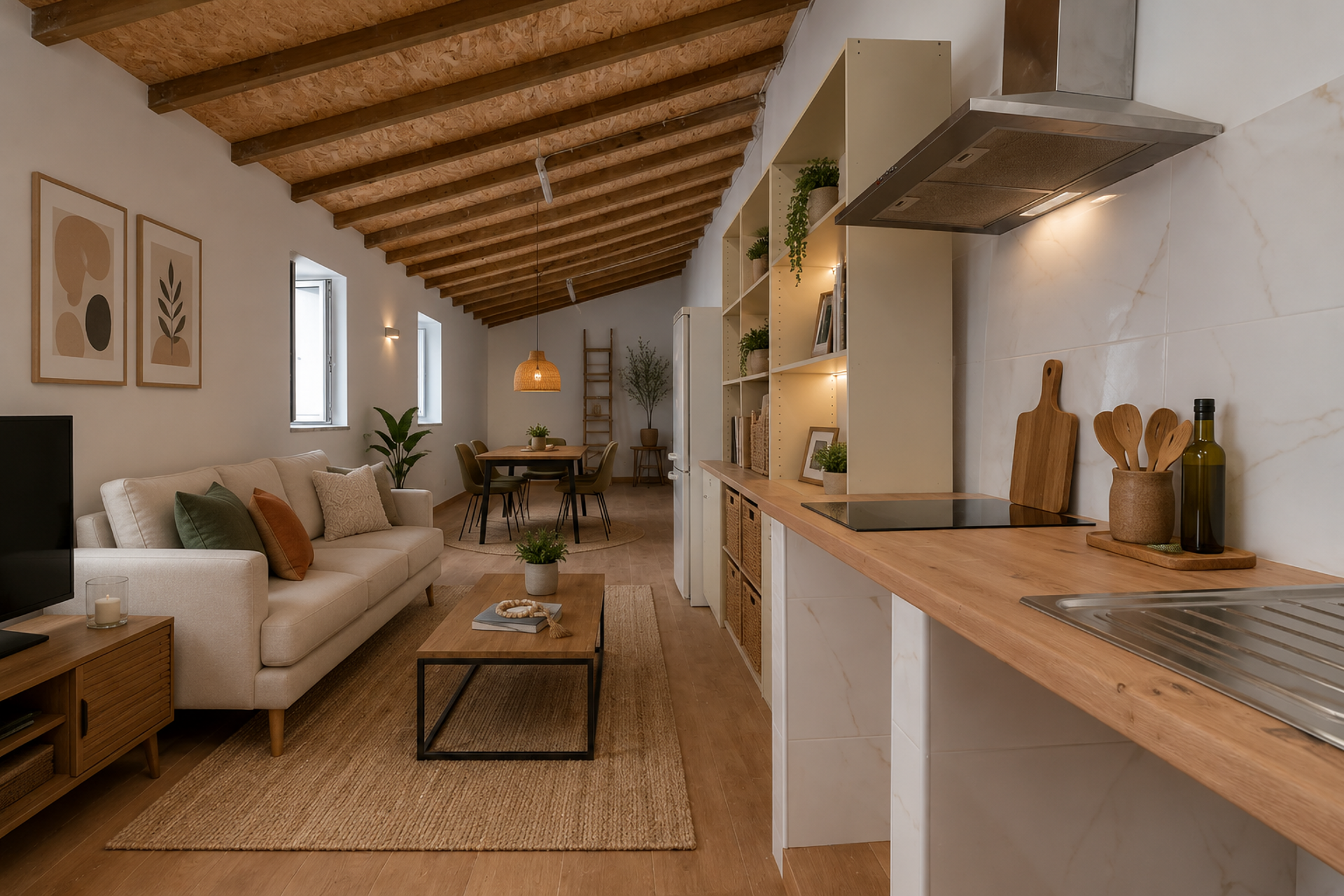 Loft com enorme potencial de transformação