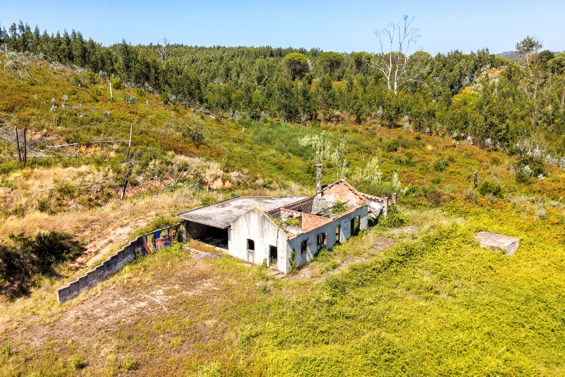 Propriedade rural com construções tradicionais para reabilitar | Cadaval