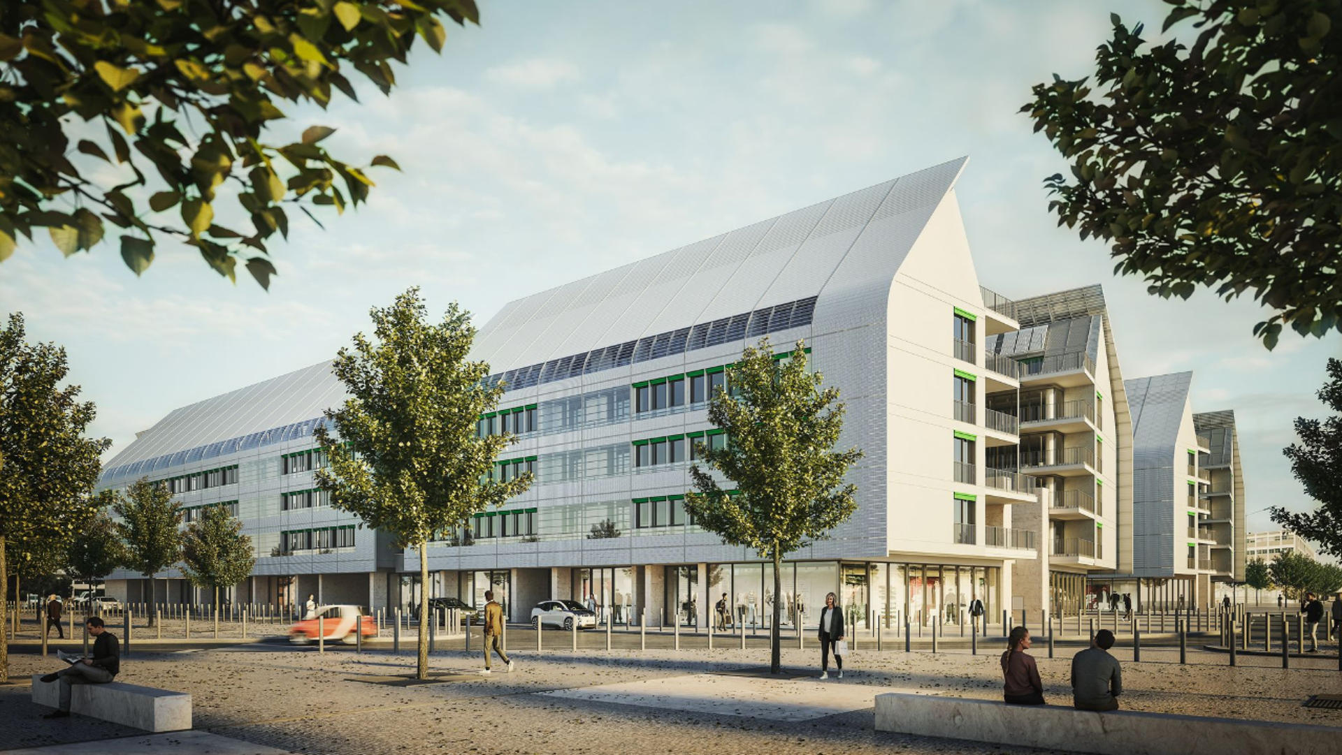 Apartamento T2 com varanda no Art Building - Prata Riverside Village