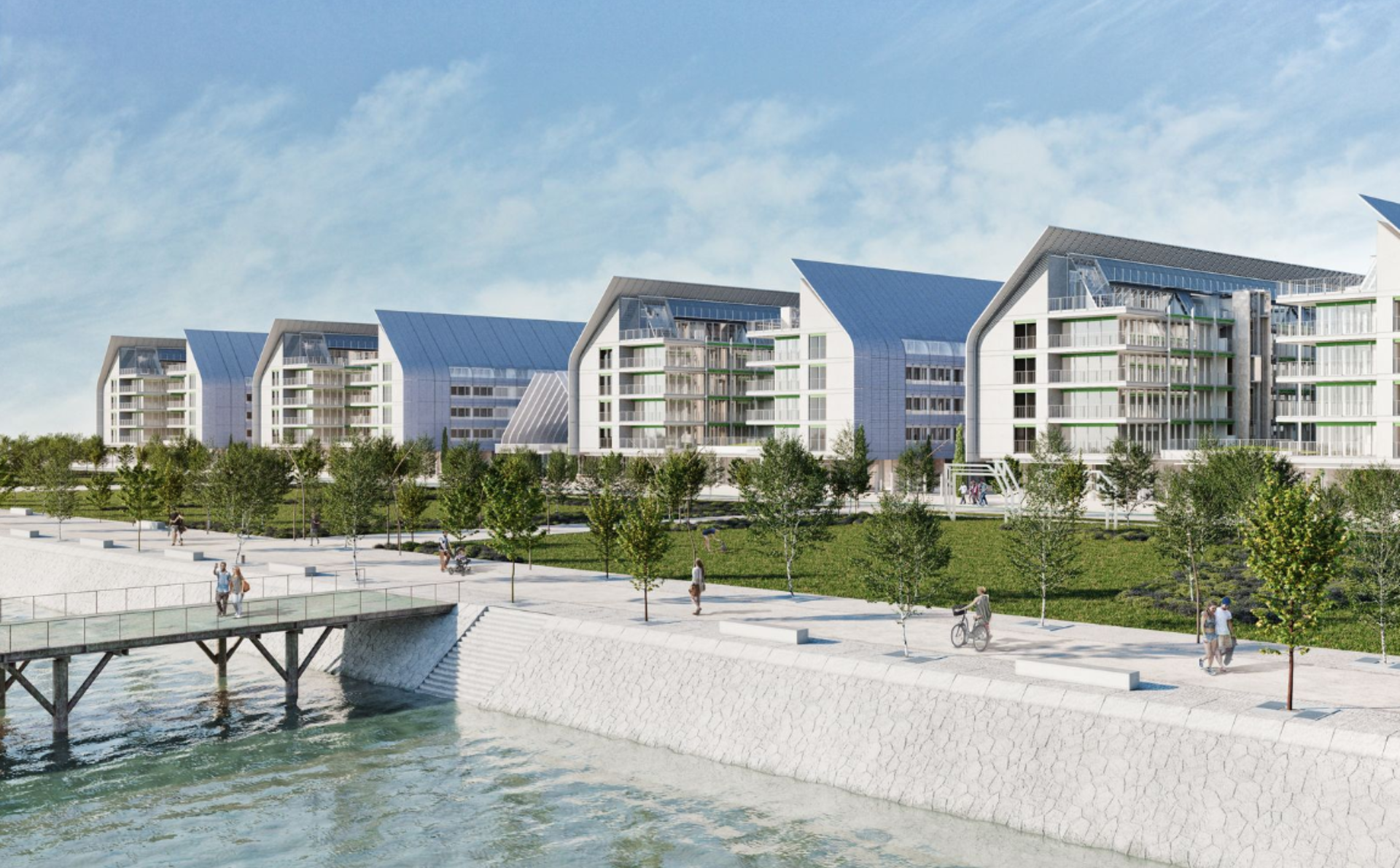 Apartamento T1 com varanda no Factory Building - Prata Riverside Village